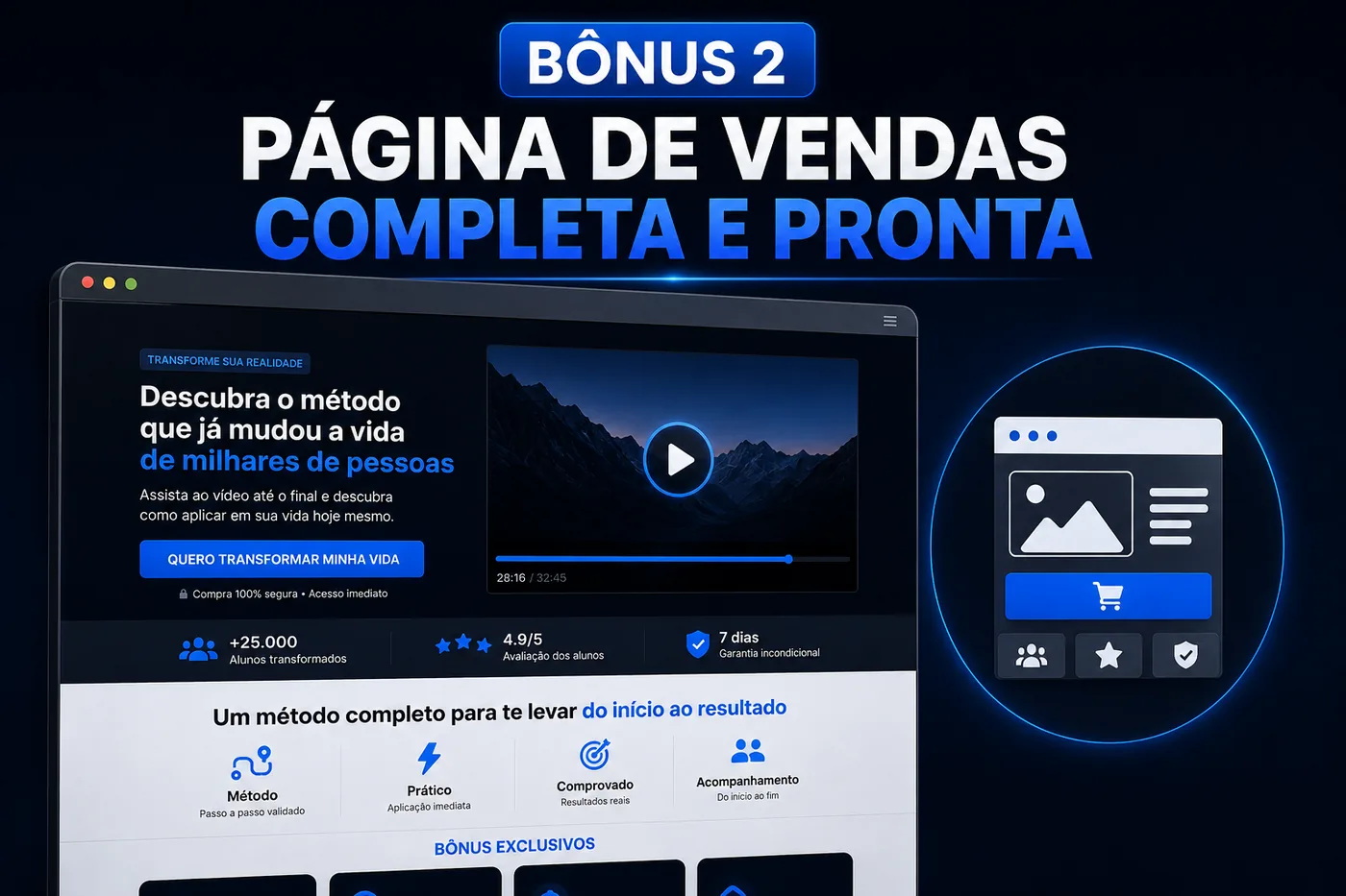 Bônus 2 — Página de vendas completa e pronta