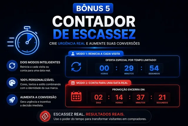 Contador regressivo com ampulheta